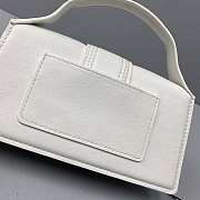 Jacquemus Small Le Bambino Leather White 213BA06 18x6x7cm - 3