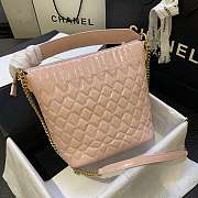 Chanel State Of The Art Hobo Bag Pink AS0845 21x24x14cm - 4