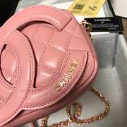 Chanel CC Timeless Camera Bag Pink AS1757 13x20x5cm - 3