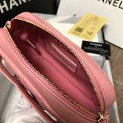 Chanel CC Timeless Camera Bag Pink AS1757 13x20x5cm - 4