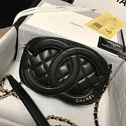Chanel CC Timeless Camera Bag Black AS1757 13x20x5cm - 5