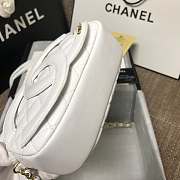 Chanel CC Timeless Camera Bag White AS1757 13x20x5cm - 5