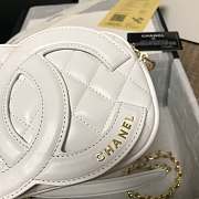 Chanel CC Timeless Camera Bag White AS1757 13x20x5cm - 4