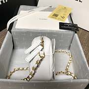 Chanel CC Timeless Camera Bag White AS1757 13x20x5cm - 3