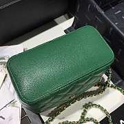 Chanel Cosmetic Bag Green AS1341 16×8×10cm - 3