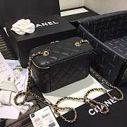Chanel Cosmetic Bag Black AS1341 16×8×10cm - 6