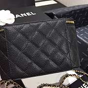 Chanel Cosmetic Bag Black AS1341 16×8×10cm - 2