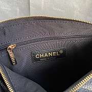 Chanel Grained Leather Hobo Bag Black B01960 25x14x5cm - 3