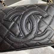 Chanel Grained Leather Hobo Bag Black B01960 25x14x5cm - 2