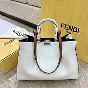 Fendi Peekaboo X-Tote Medium White 40x30x15cm - 1