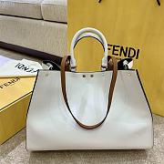 Fendi Peekaboo X-Tote Medium White 40x30x15cm - 3