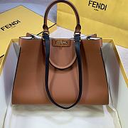 Fendi Peekaboo X-Tote Small Tan 35x26x13cm - 1