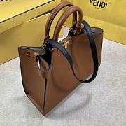 Fendi Peekaboo X-Tote Small Tan 35x26x13cm - 6