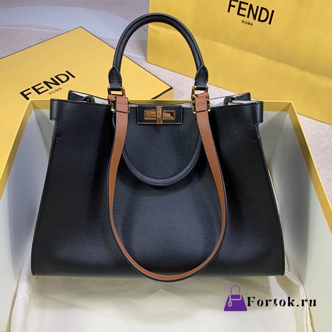 Fendi Peekaboo X-Tote Small Black 35x26x13cm - 1