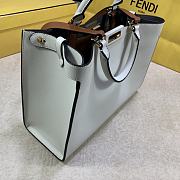 Fendi Peekaboo X-Tote Small White 35x26x13cm - 4