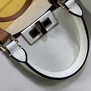 Fendi Peekaboo X-Tote Small White 35x26x13cm - 2