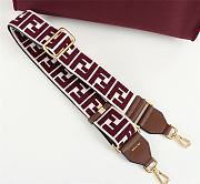 Fendi Spring Summer 2021 Tote Bag Monogram Burgundy 38x34x20cm - 4