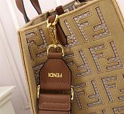 Fendi Spring Summer 2021 Tote Bag Monogram Beige 38x34x20cm - 3