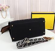 Fendi Spring Summer 2021 Tote Bag Monogram Black 38x34x20cm - 6
