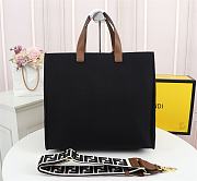 Fendi Spring Summer 2021 Tote Bag Monogram Black 38x34x20cm - 5