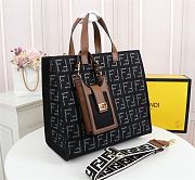 Fendi Spring Summer 2021 Tote Bag Monogram Black 38x34x20cm - 3
