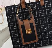 Fendi Spring Summer 2021 Tote Bag Monogram Black 38x34x20cm - 2