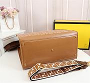 Fendi Spring Summer 2021 Tote Bag Monogram Brown 38x34x20cm - 6