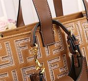 Fendi Spring Summer 2021 Tote Bag Monogram Brown 38x34x20cm - 2