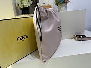 Fendi Pack Medium Pouch Pink Nappa Leather 30x2x39cm - 5