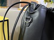 Fendi Pack Medium Pouch Black Nappa Leather 30x2x39cm - 3