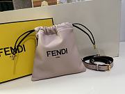 Fendi Pack Small Pouch Pink Nappa Leather 24x24x2cm - 1