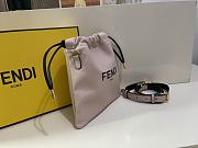 Fendi Pack Small Pouch Pink Nappa Leather 24x24x2cm - 6