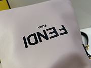 Fendi Pack Small Pouch Pink Nappa Leather 24x24x2cm - 5