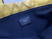 Fendi Pack Small Pouch Yellow Nappa Leather 24x24x2cm - 2