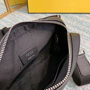 Fendi Camera Case Brown Fabric Bag 7M0286 22x15x4.5cm - 6