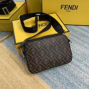 Fendi Camera Case Red Fabric Bag 7M0286 22x15x4.5cm - 5