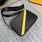 Fendi Camera Case Yellow Fabric Bag 7M0286 22x15x4.5cm - 5