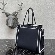 Fendi Medium Roma Tote Bag Navy 8BH380AEI1 - 3