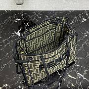 Fendi Medium Roma Tote Bag Light Gray 8BH380AEI1 - 6