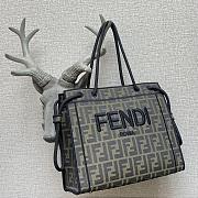 Fendi Medium Roma Tote Bag Light Gray 8BH380AEI1 - 2