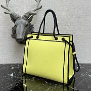 Fendi Medium Roma Tote Bag Yellow 8BH380AEI1 - 5