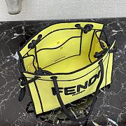 Fendi Medium Roma Tote Bag Yellow 8BH380AEI1 - 2