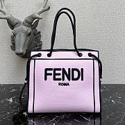 Fendi Medium Roma Tote Bag Pink 8BH380AEI1 - 1