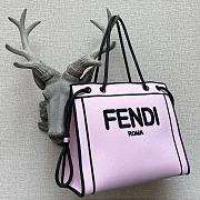 Fendi Medium Roma Tote Bag Pink 8BH380AEI1 - 6