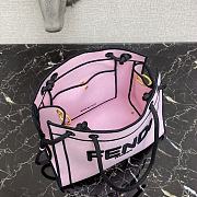 Fendi Medium Roma Tote Bag Pink 8BH380AEI1 - 2