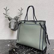 Fendi Medium Roma Tote Bag Gray 8BH380AEI1 - 4