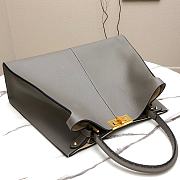 Fendi Large X-Lite Leather Gray 8BN304 42x32x12cm - 4