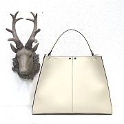 Fendi Large X-Lite Leather White/Blue 8BN304 42x32x12cm - 5