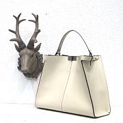 Fendi Large X-Lite Leather White/Blue 8BN304 42x32x12cm - 2