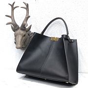 Fendi Large X-Lite Leather Black/Red 8BN304 42x32x12cm - 2